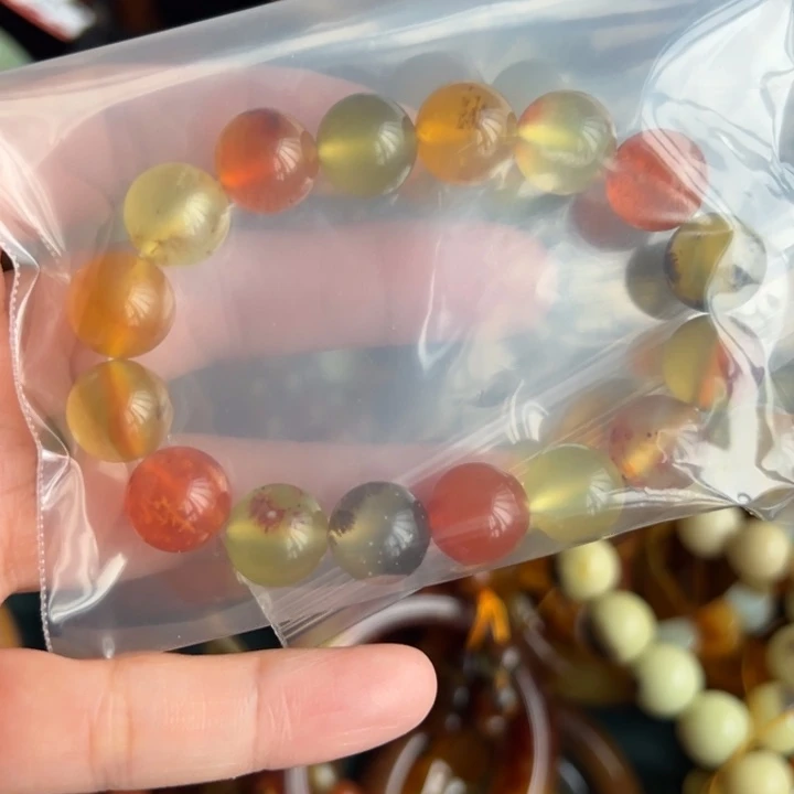 蛇纹石玉未镶嵌手链