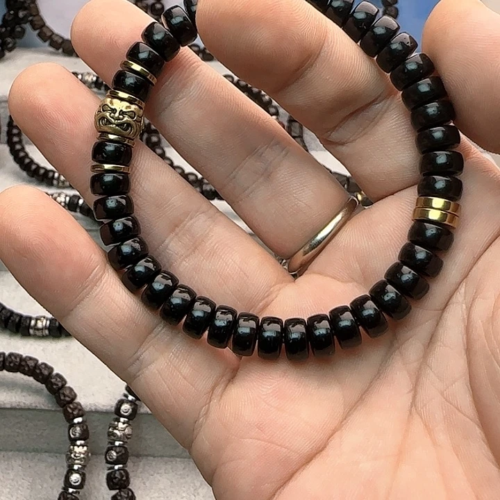 【闪购商品】手串椰蒂85药片铜吞金兽