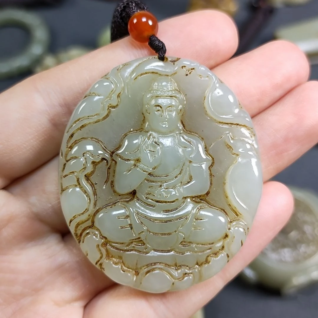 和田玉颈饰未镶嵌