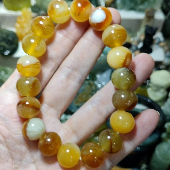 未镶嵌岫玉手手串手串