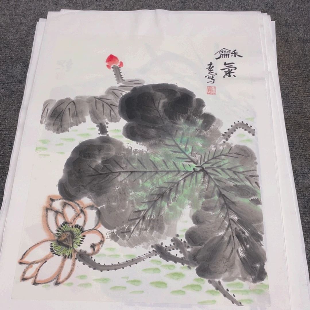 国画1.4平尺纯手绘国画作品