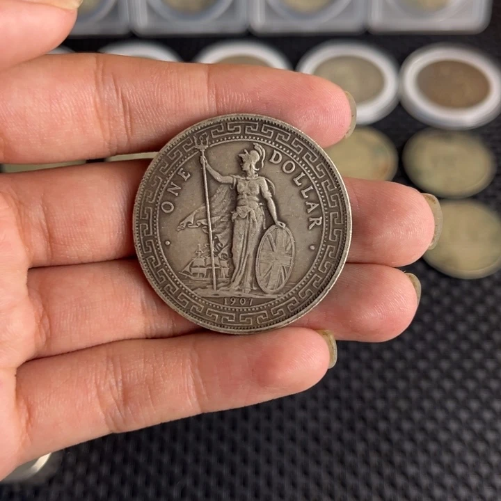 金属大头龙洋船洋工艺品