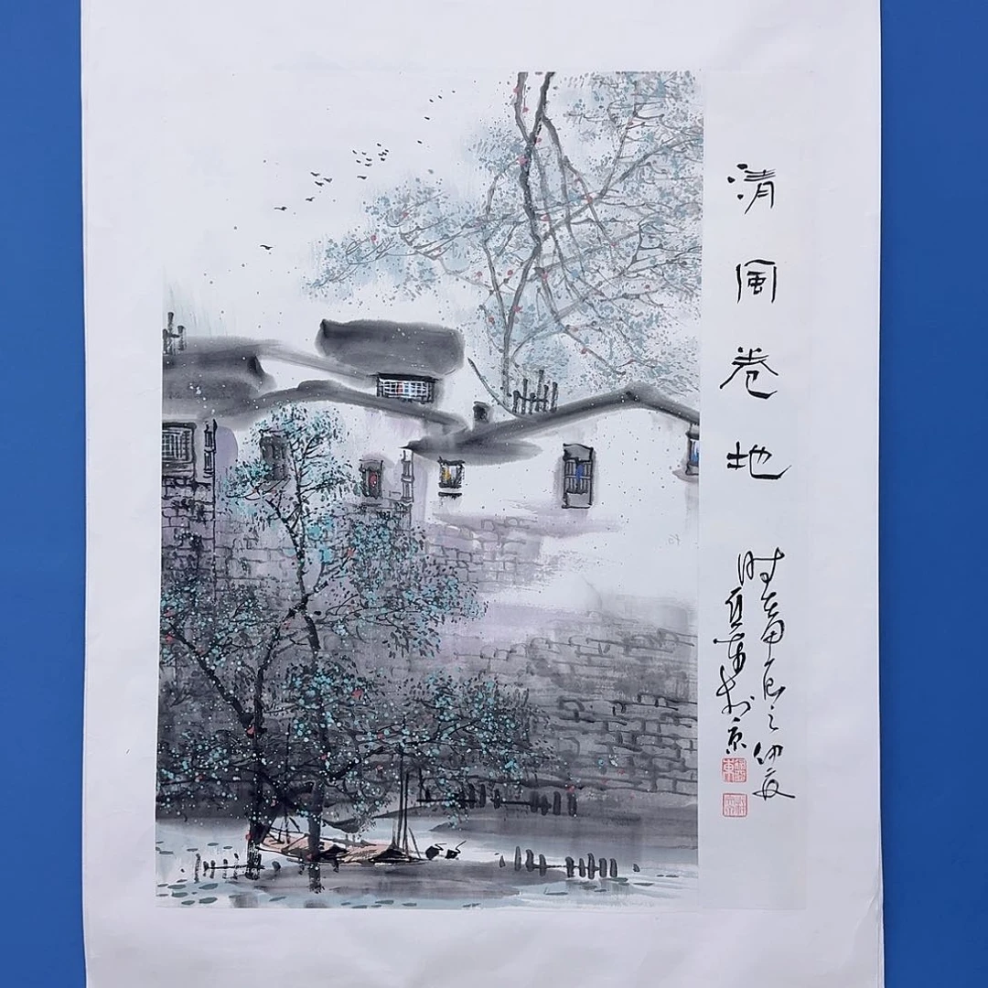 国画多次参加国内外大型