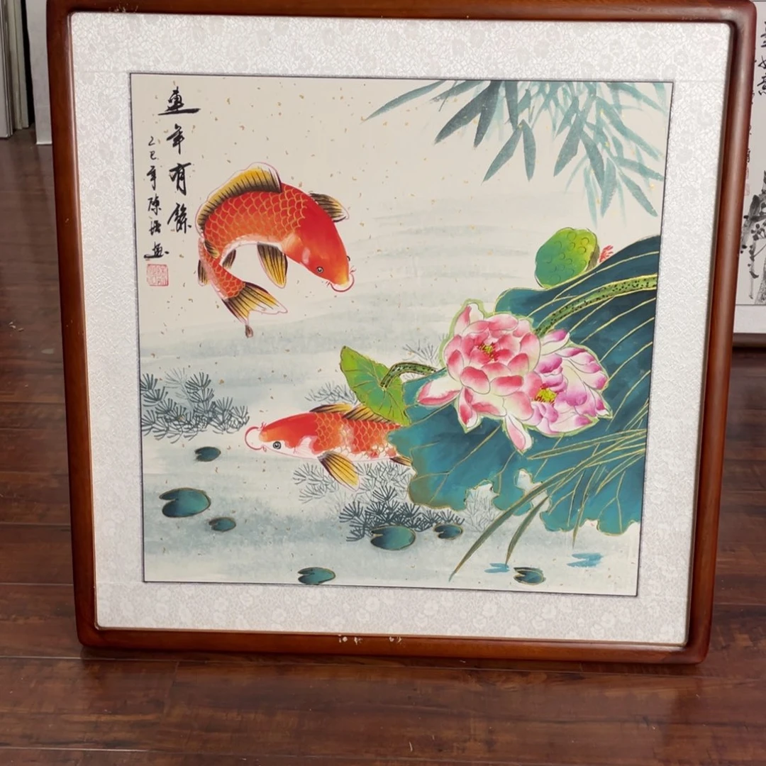 国画带框尺寸63*63厘米