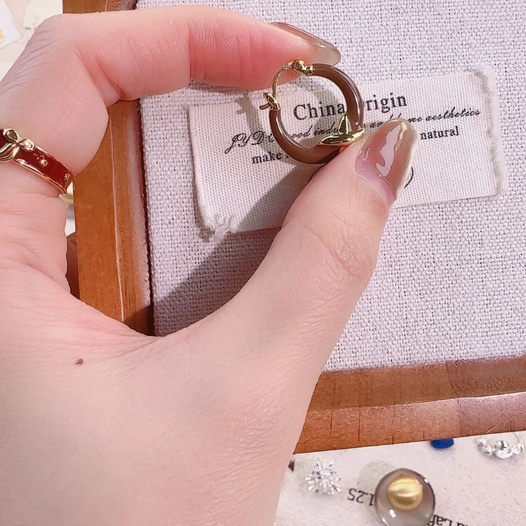 仿珍珠铜合金925银耳扣