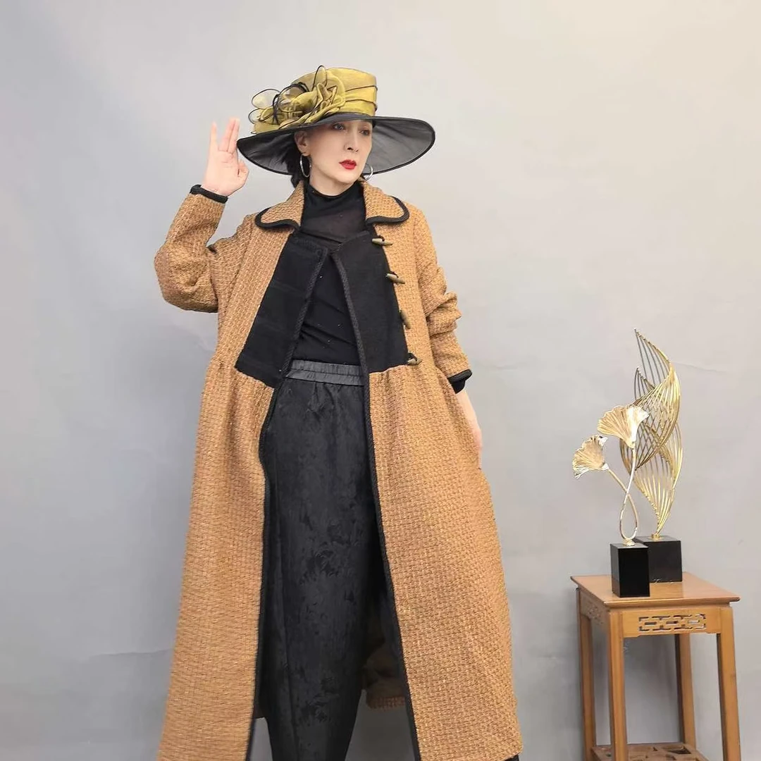 70702时尚复古优雅秋冬季上新洋气名媛气质休闲百搭外套