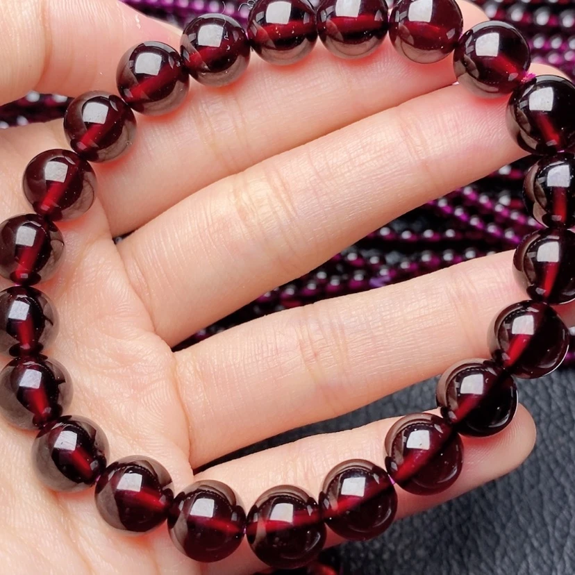 【闪购商品】未镶嵌手链石榴石?**.卡9高品