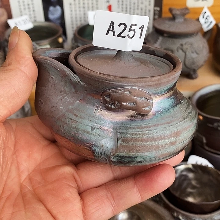 紫砂茶杯柴烧纯手工251