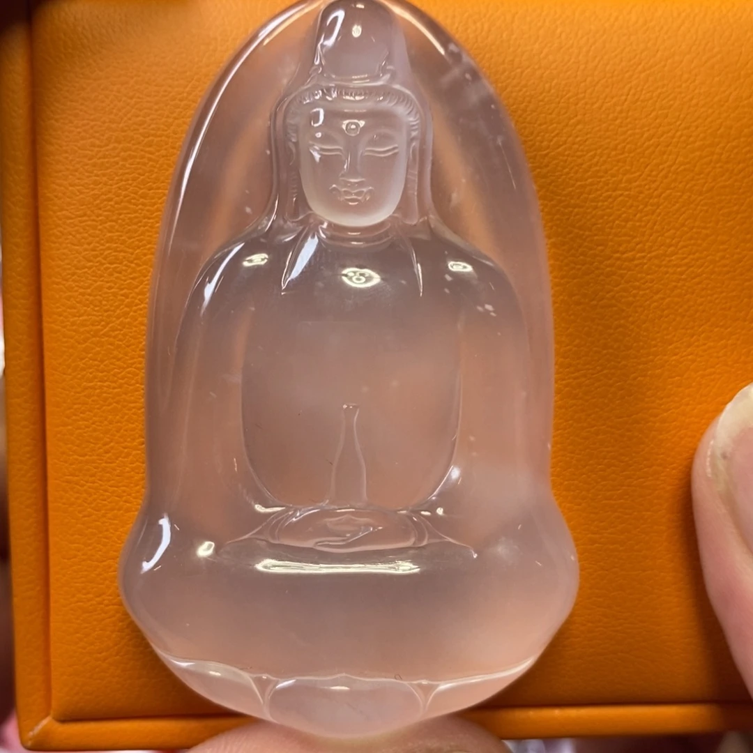 石英质玉未镶嵌吊坠