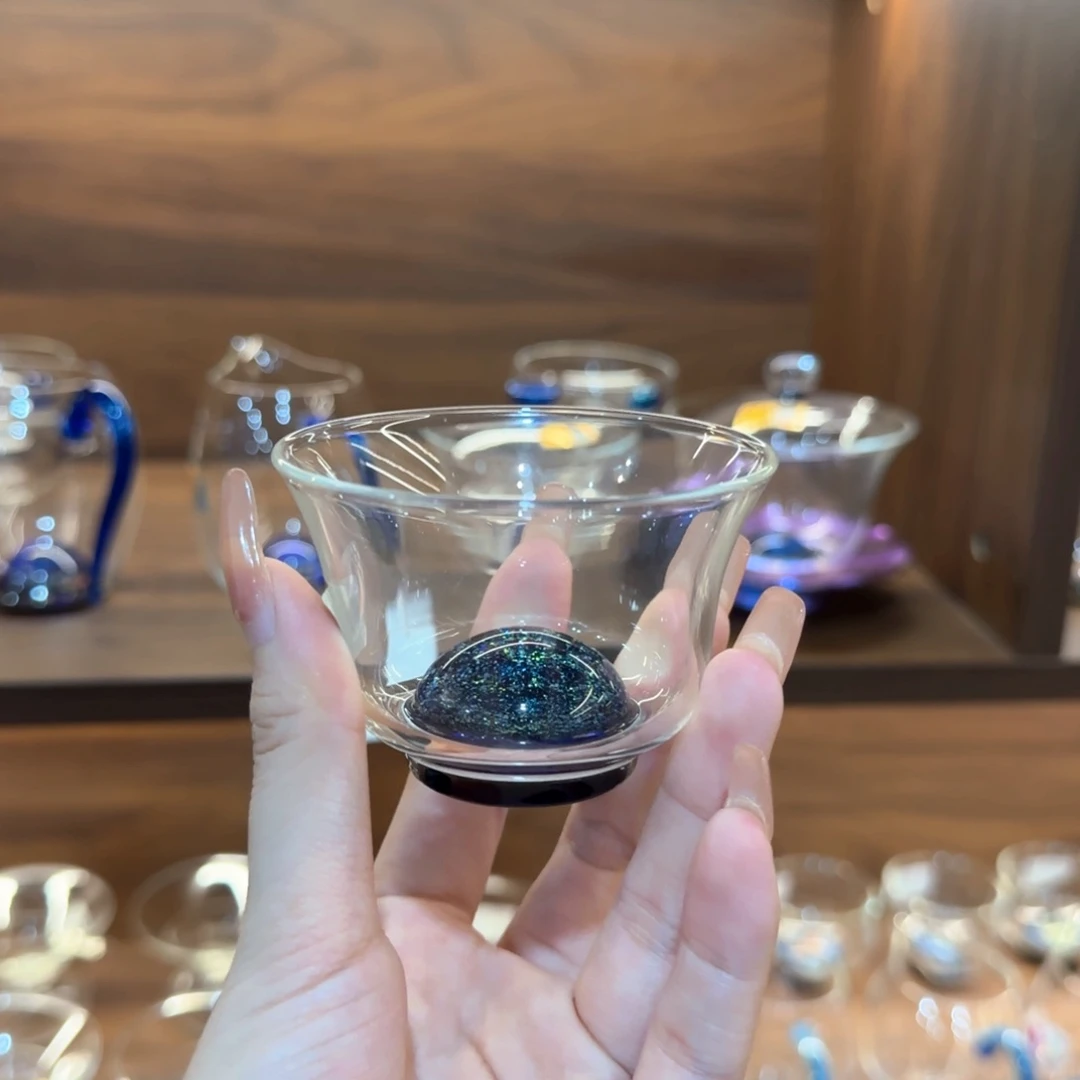 禾器斑斓清杯粉金标