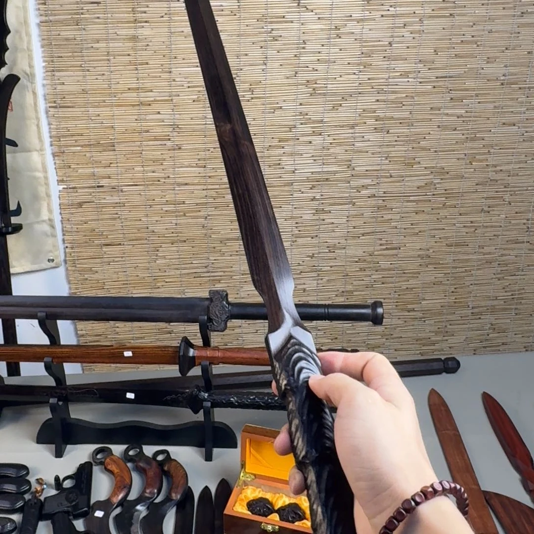 东非黑黄檀（紫光檀）单手剑25号