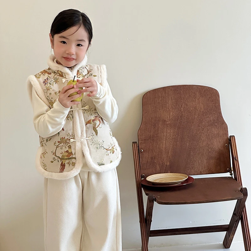 【新年款马甲】儿童马甲加绒时尚洋气男童女童马甲43068+43076