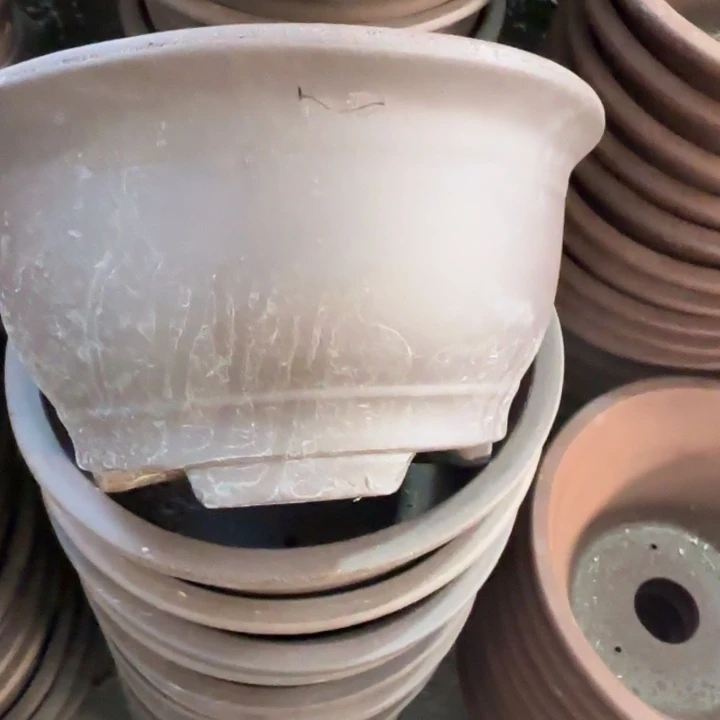 紫砂花盆50-3微瑕。