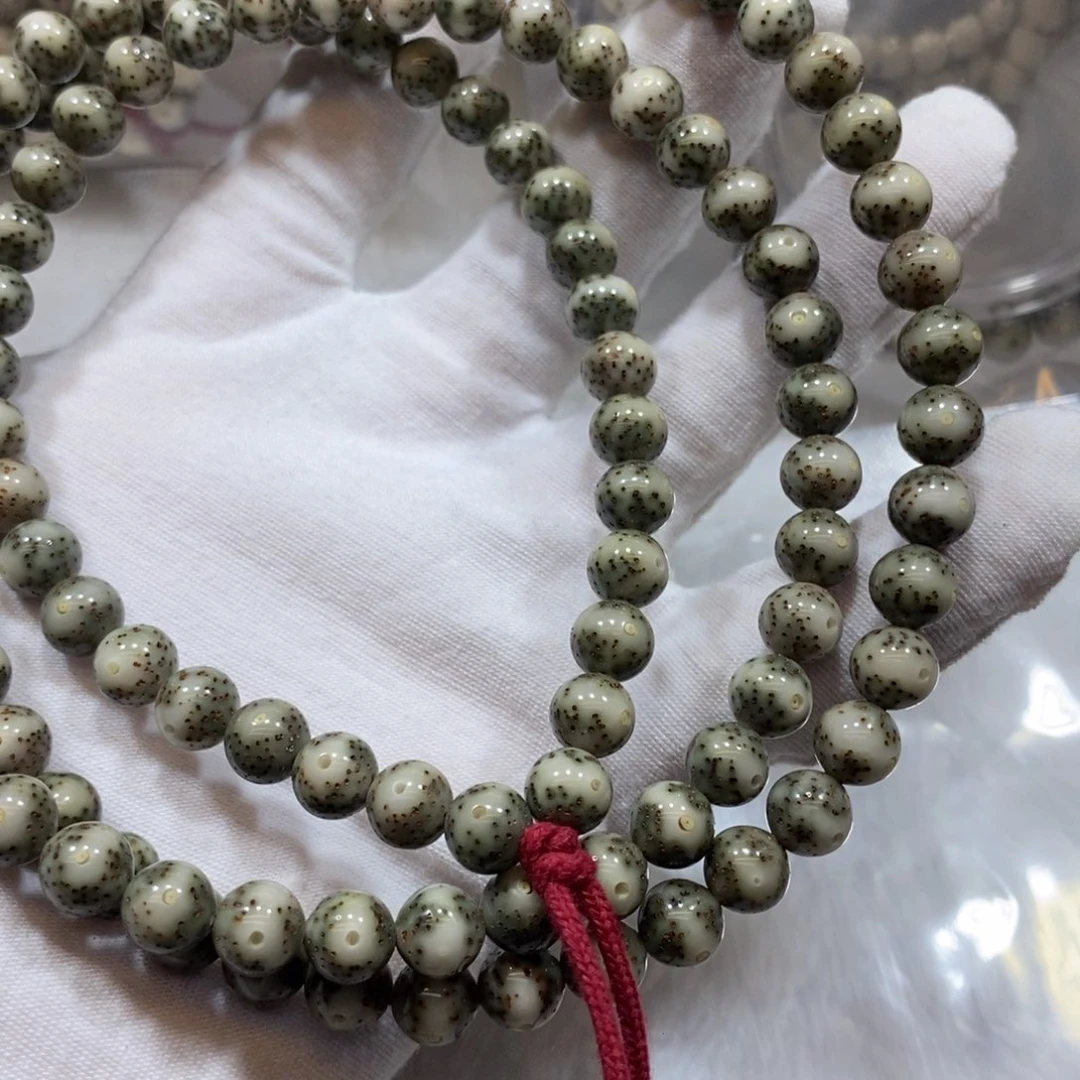 星月菩提手串石玉8圆一线天