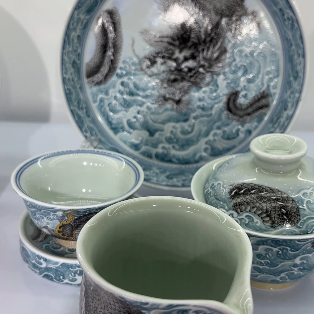 千***万景德镇陶瓷五件套