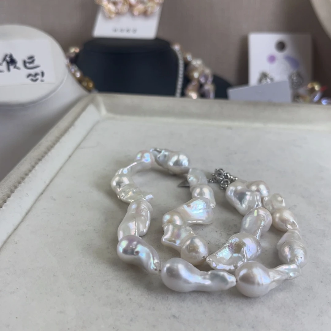 淡水珍珠未镶嵌项链【纯恬】