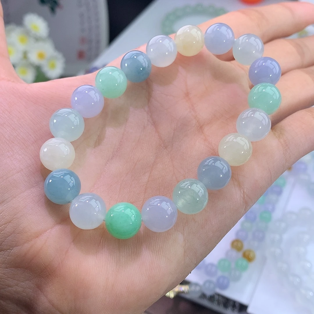 未镶嵌手链翡翠多宝手串