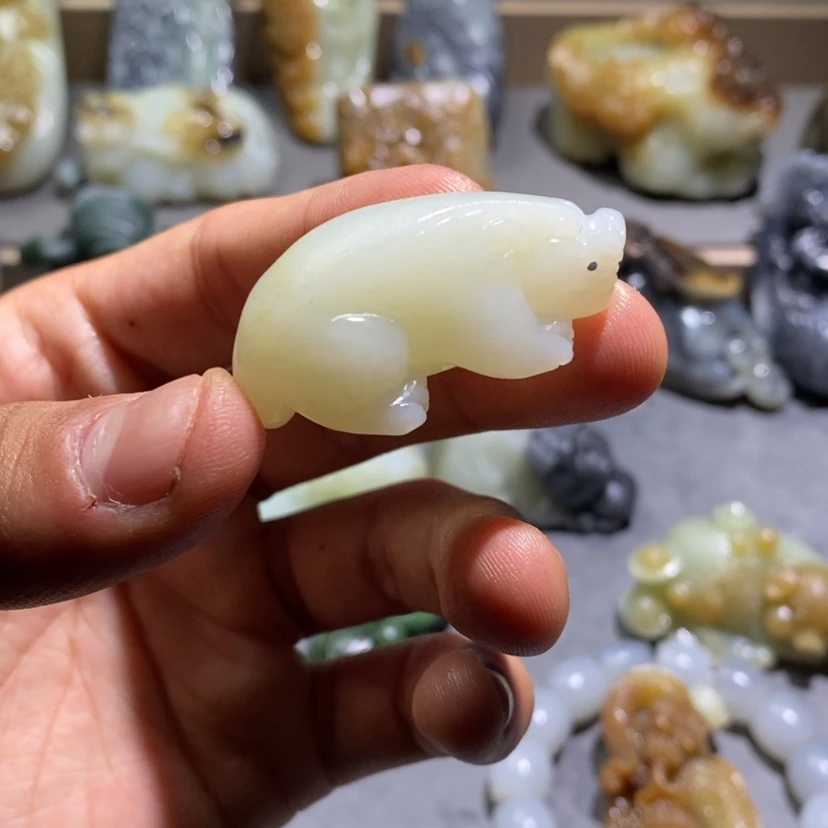【闪购商品】和田玉把件未镶嵌野*
