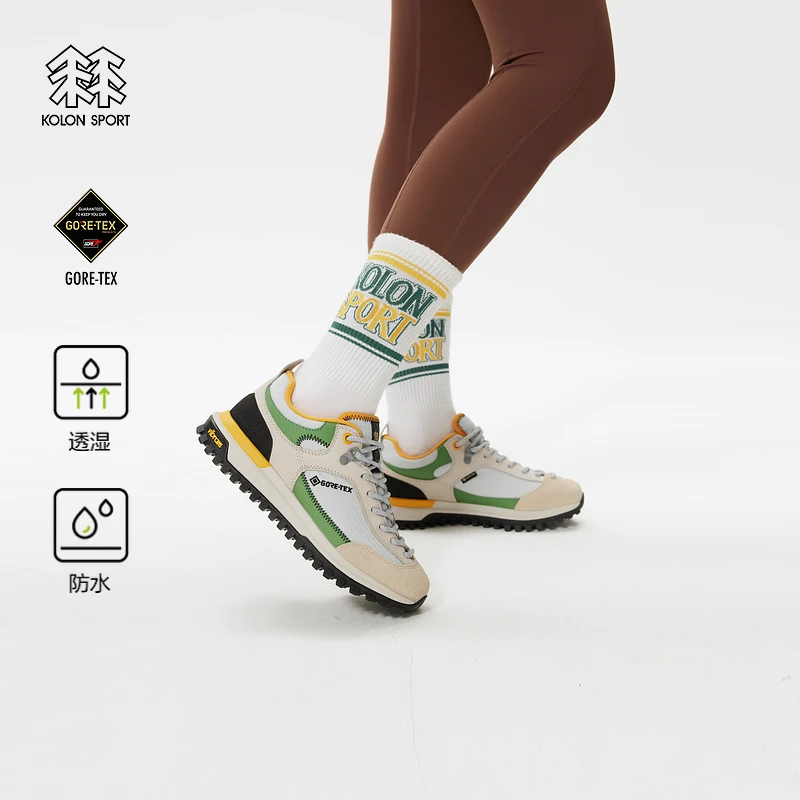 KOLON SPORT可隆CAMP GTX 3L防水徒步鞋男女反光印花登山鞋