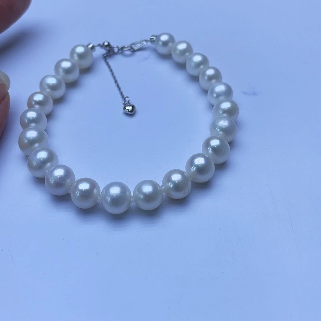 淡水珍珠手绳银S925镶嵌