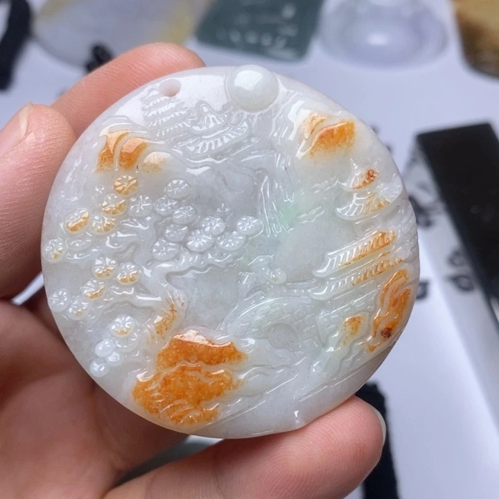 颈饰未镶嵌翡翠翡翠