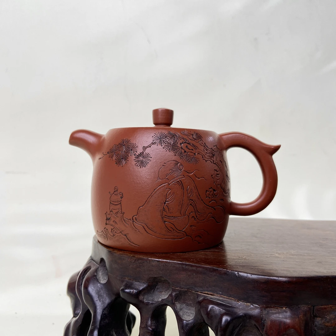 宜兴手工紫砂陶 （林碧青）茶壶GP0031-9