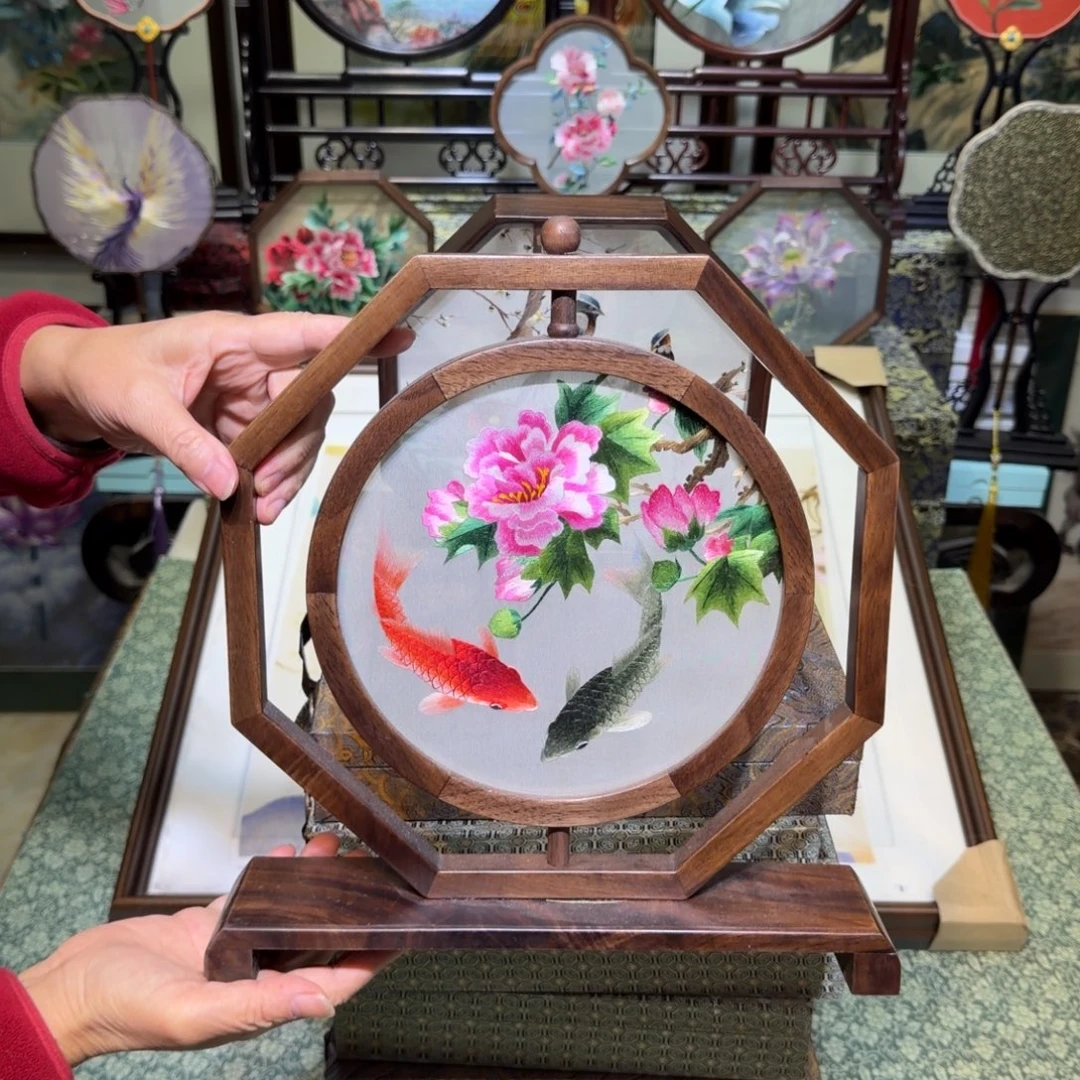 刺绣手工苏绣工艺制作技艺精湛