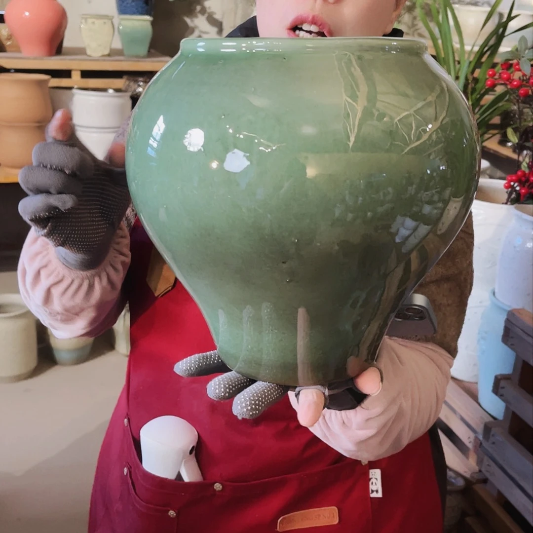 紫砂花盆高度24口径16