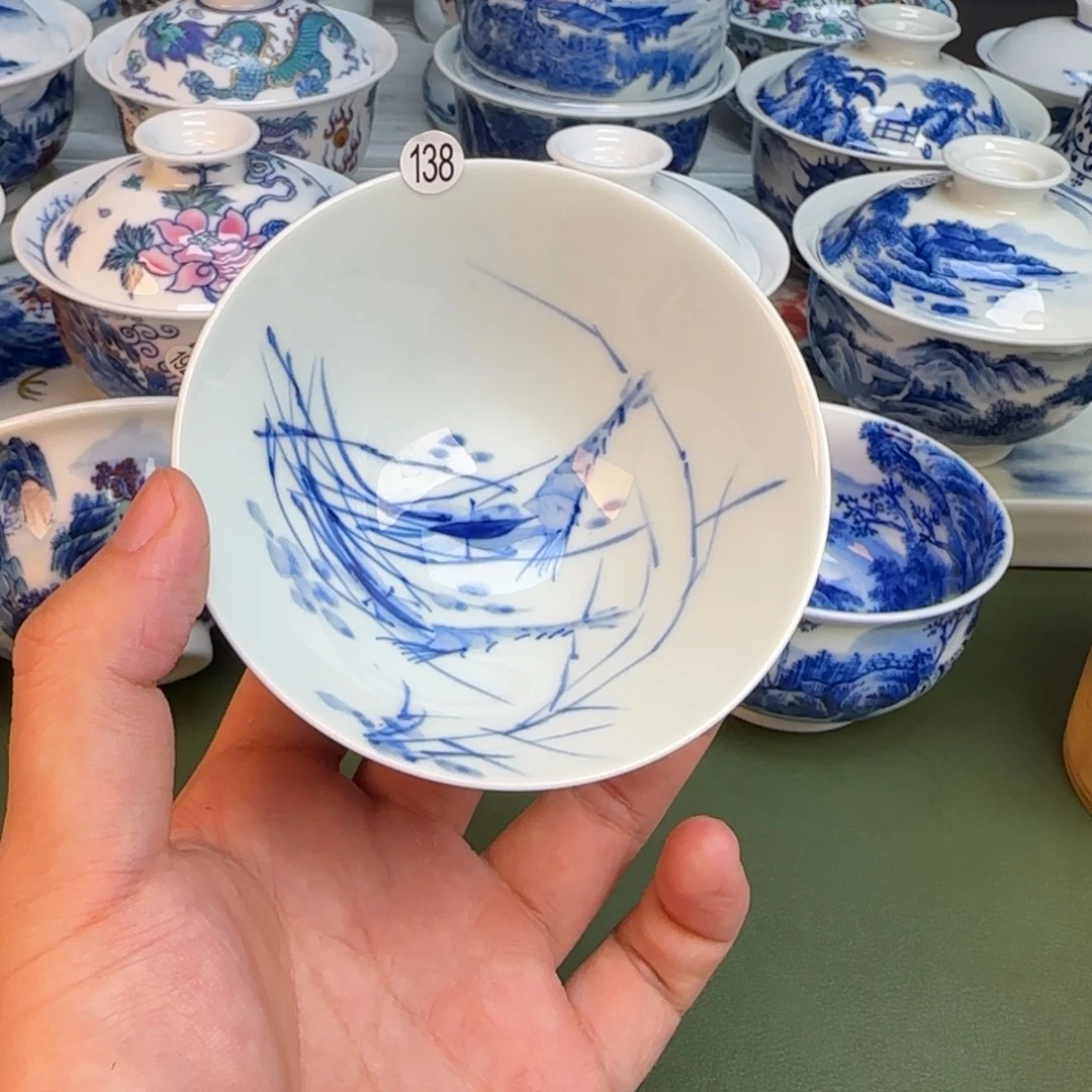 彦祖纯手工手绘茶具138