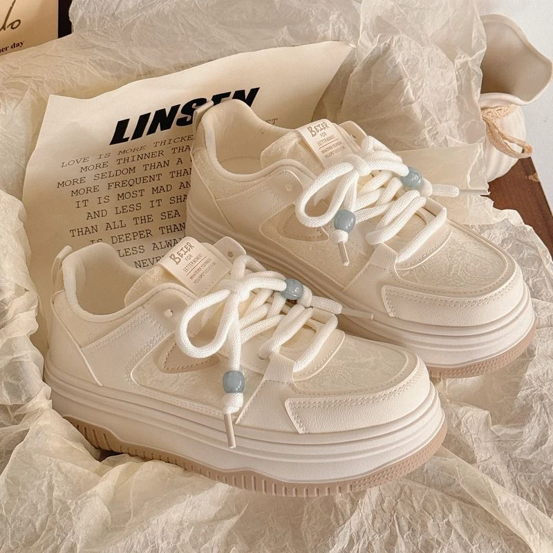 新百伦【断码清仓】新百伦[断码清仓】厚底小白鞋女2025新款夏季高颜