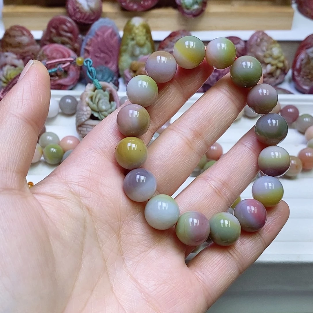 玛瑙/玉髓盐源玛瑙手链未镶嵌