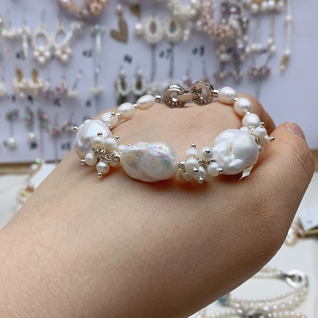 淡水珍珠未镶嵌耳饰