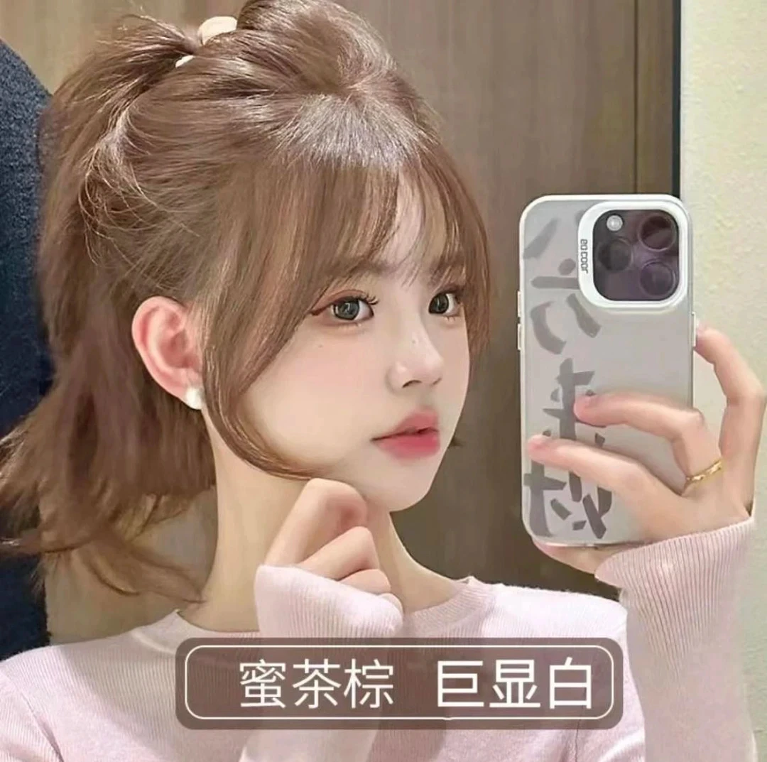 【买一送一】小鱼海棠推荐蜜茶棕染发剂膏巨显白的染发膏流行色蓬松