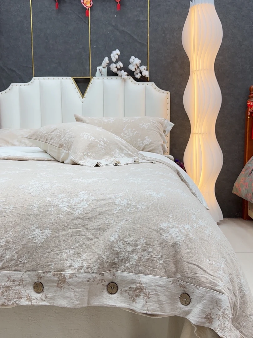 丽平家（亚麻提花A类母婴产品、干爽洗湿透气 四季可用、