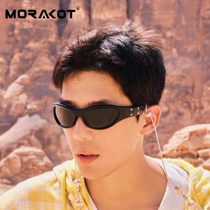 花儿与少年王安宇同款GM复古高级感Y2K墨镜防紫外线猫眼太阳眼镜