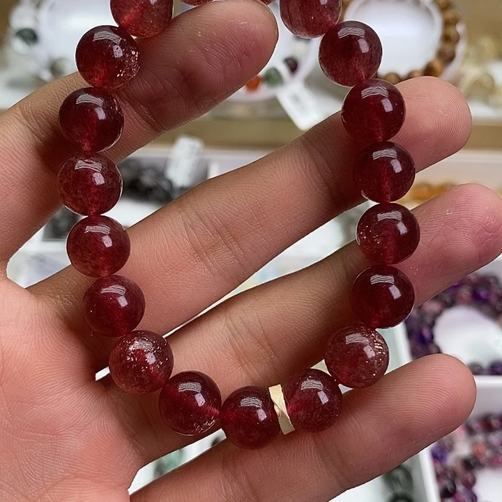 南***星石英质玉未镶嵌手链手链