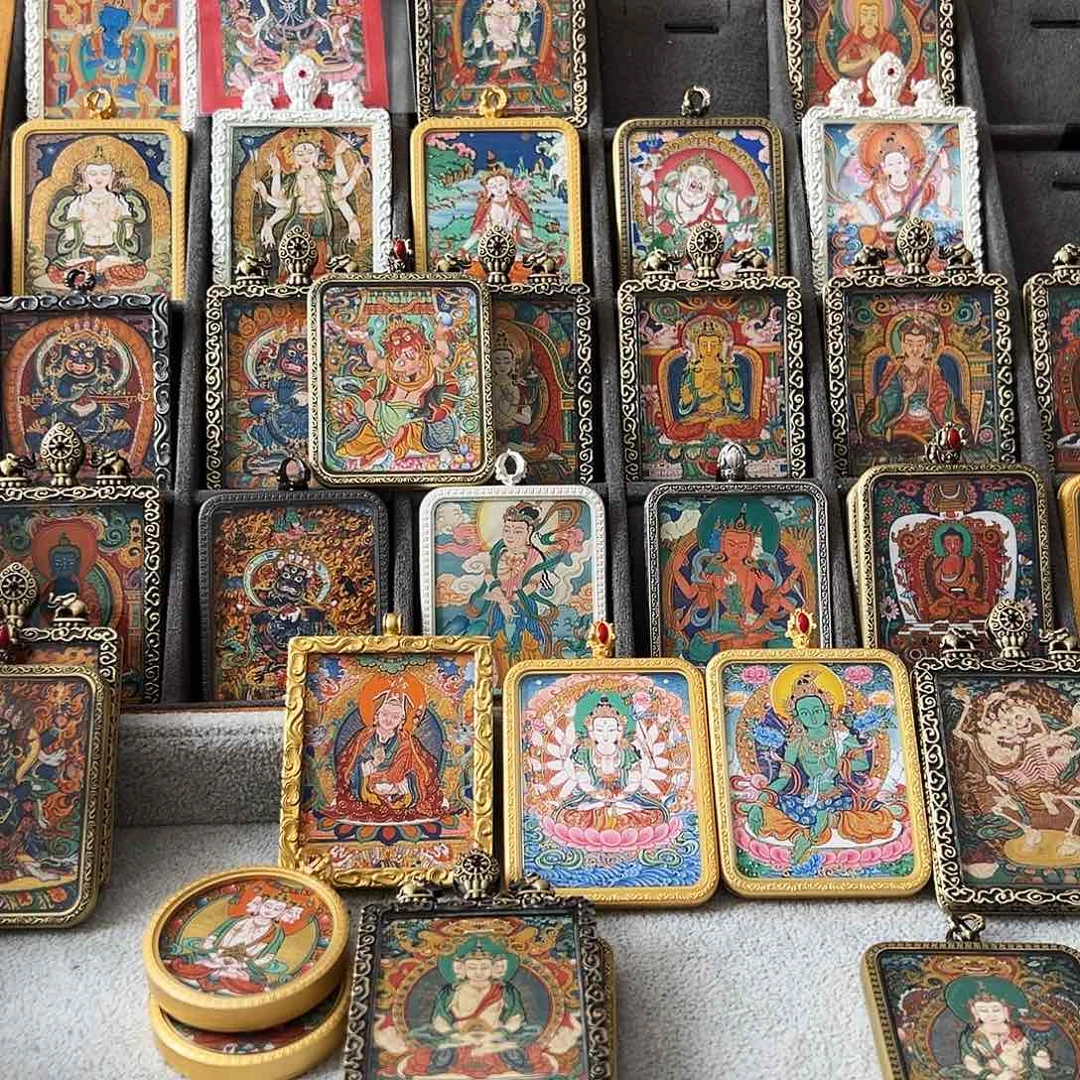装裱画翎西藏唐卡，，，，，，，，