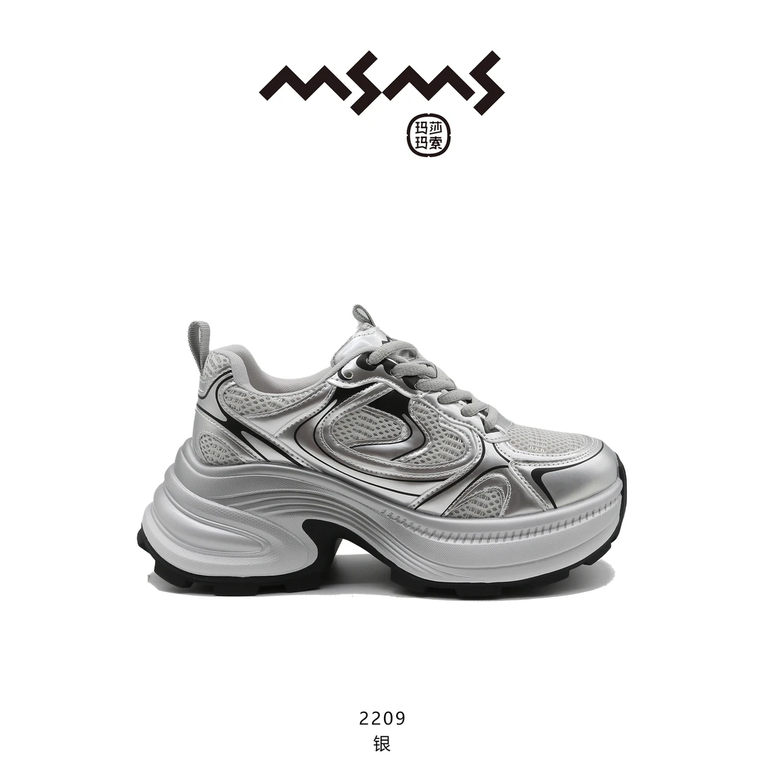 【玛莎玛索】2209春季新款时尚百搭运动休闲潮流厚底女款老爹鞋