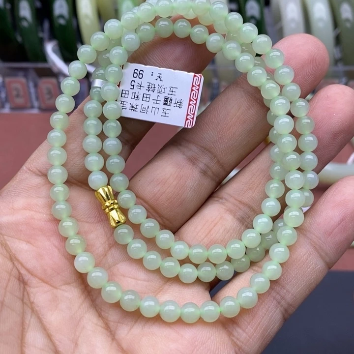 和田玉未镶嵌项链卡5