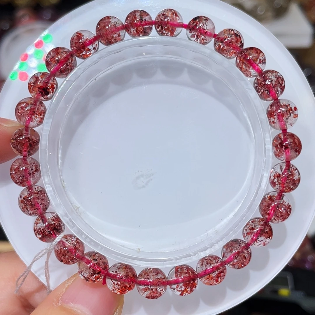 水晶手链未镶嵌金草莓7