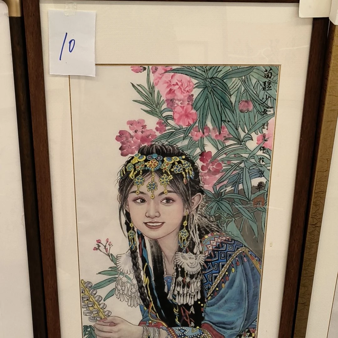 国画2平尺人物画作精品