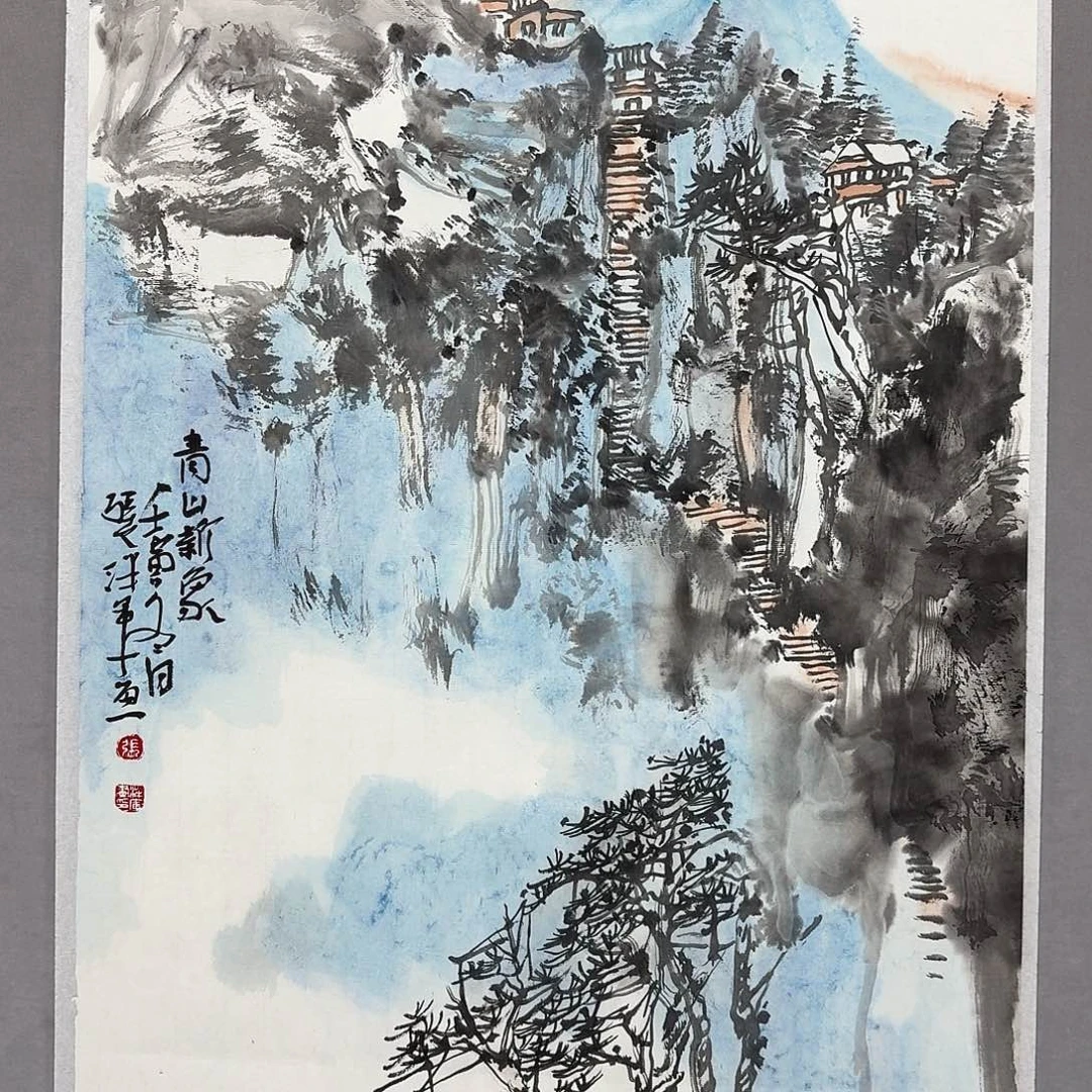 国画亲笔手绘放心去藏