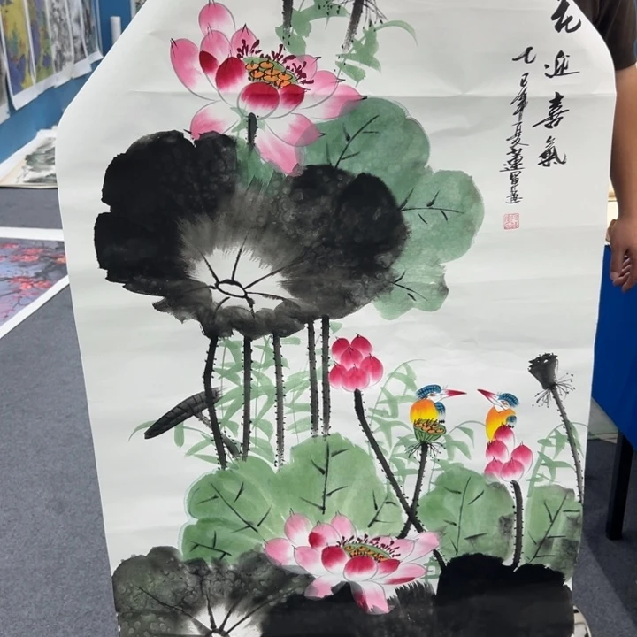 国画宣纸纯手绘字画