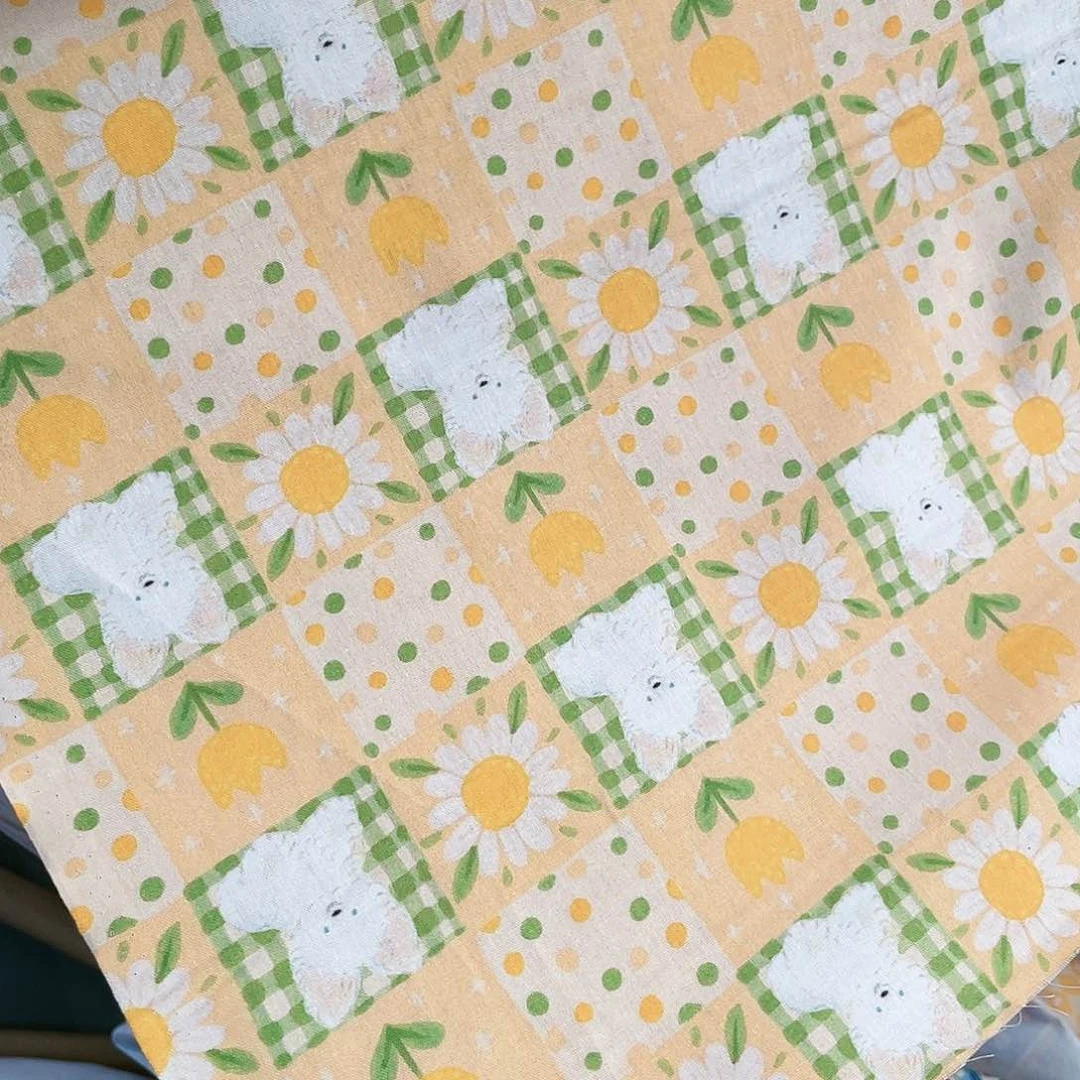 一米价纯棉平布1.1米宽果子布艺34.20