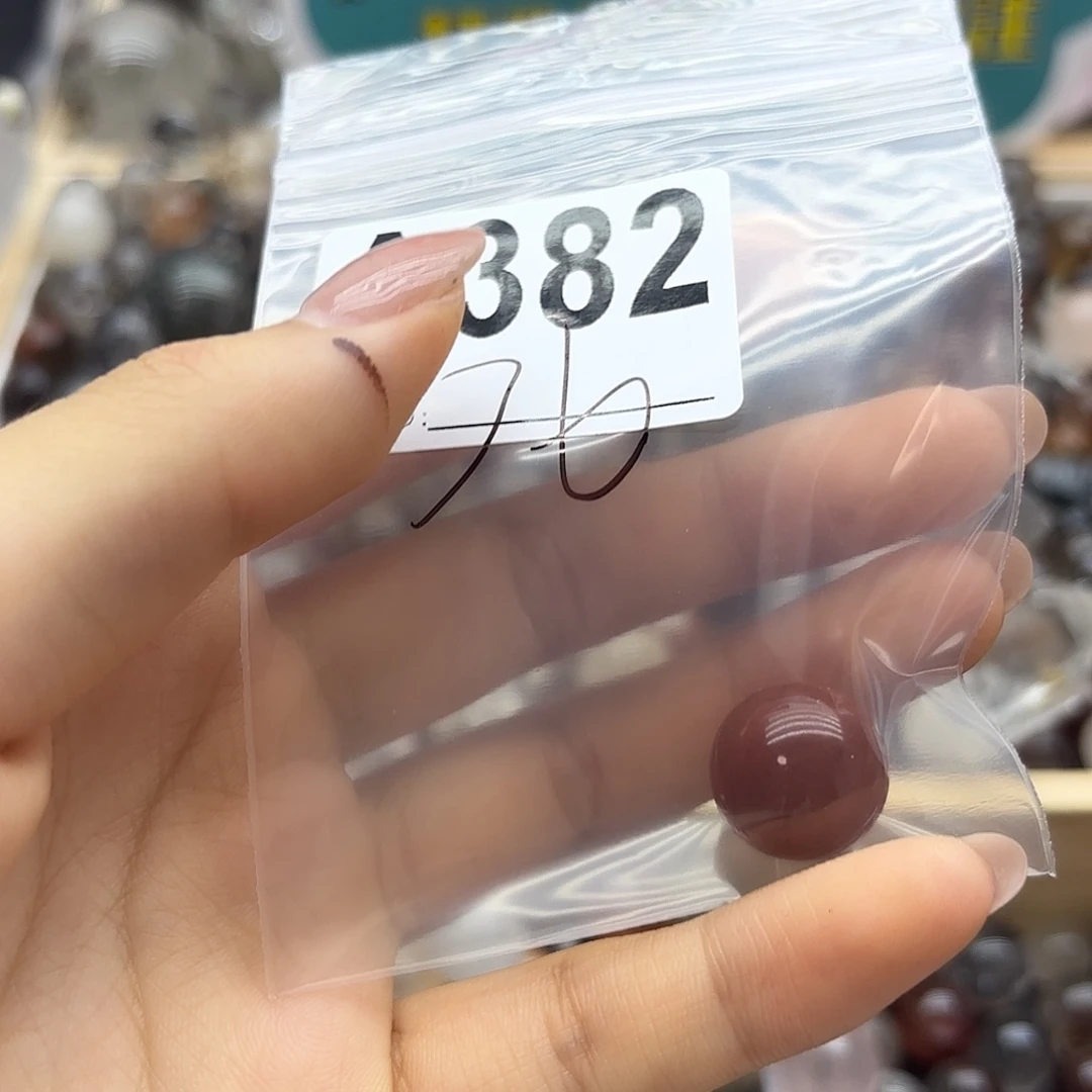 元***豆未镶嵌珠宝半成品紫晶382