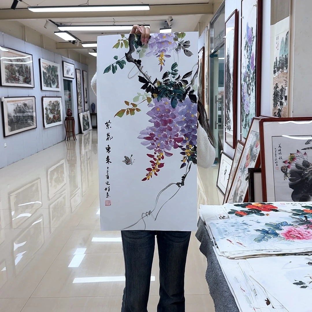 国画国画作品多次