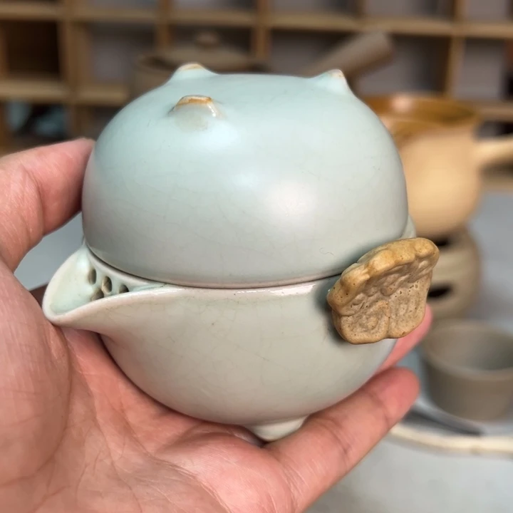 壶老段烧陶瓷茶器茶具