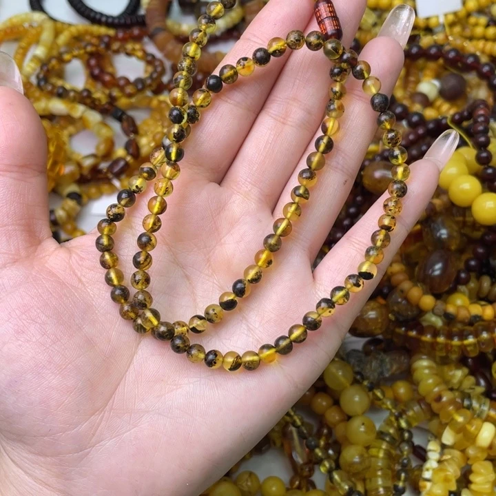 琥珀未镶嵌珠宝奇石