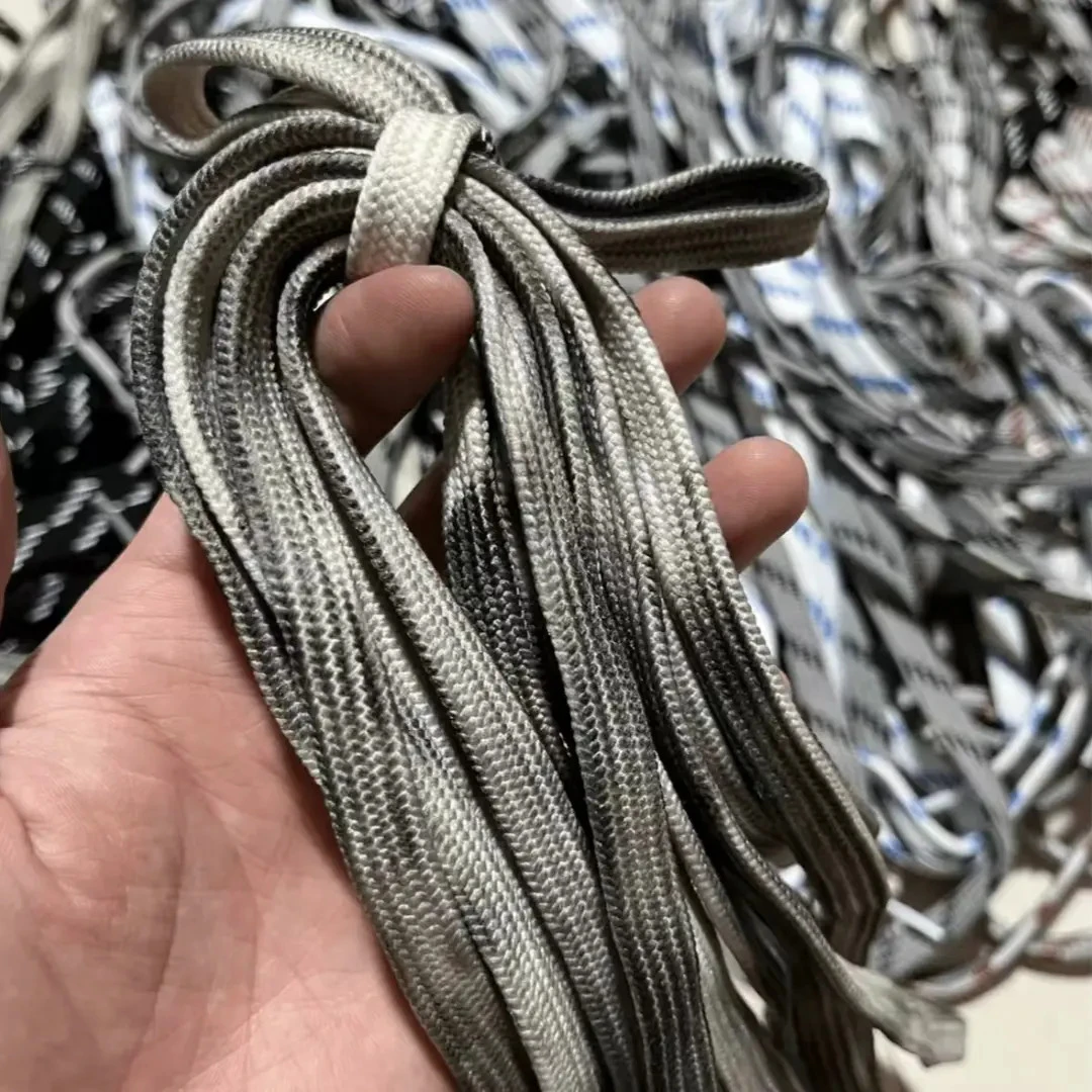 3XL白色老爹鞋带灰色做旧老爹鞋鞋头装饰鞋带鞋身备用替换鞋绳