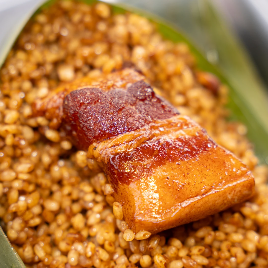 【亏本试吃】传统手工五花鲜肉粽150g*2个夜宵